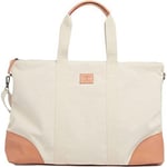 Superdry STUDIOS Weekender Bag W9110226A Carry-On Luggage, Beige