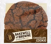 BAKEWELL and BROWNE Chocolate Cookie, Ideally Served with Refreshing Milk, Coffee or Tea, Hand Baked in the UK, Vegetarian Friendly, 80 g Pack