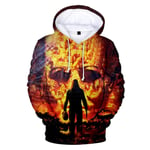 Sweat-Shirt Michael Myers Sweat À Capuche Imprimé À Capuche Garçons/Filles Décontracté À Manches Longues À Capuche Halloween Cosplay Vêtements