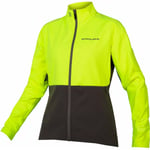 Endura Windchill II Womens Cycling Jacket Yellow Windproof Reflective Thermal