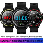 L8 Bluetooth 4.0 Heart Rate Monitor Fitness Waterproof Watch B Red