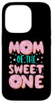 Coque pour iPhone 14 Pro Mom of The Sweet One 1st Birthday Family Matching Donut gift