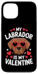 iPhone 13 Chocolate Labrador My Valentines Hearts Day Dog Mom Dad Case