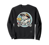 Cartoon boy with cheese, thumbs down: I'm not eating that! Sweatshirt