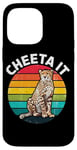 Coque pour iPhone 14 Pro Max Cheeta It Graphique Fast Cheetah Wildlife Runner