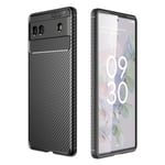 Carbon Shield Google Pixel 6a skal - Svart Svart