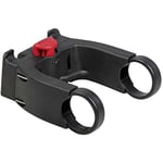 Rixen & Kaul Unisex Rixen Kaul Handlebar Adapter E Bracket Black, Black, One Size Ohne Schloss UK