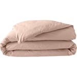 1001kdo - Housse de couette 240 x 260 cm Percale de coton nude