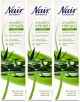 Nair Sensitive Hair Removal Cream 100ml X 3