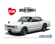 Aoshima 06106 Nissan KPGC10 Skyline HT2000GT-R '71 Car Scale 1/24 Hobby Plastic