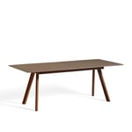 HAY - CPH30 2.0 Extendable Table Lacquered Walnut Frame L200 X W90 X H74 Lacquered Walnut Tabletop Dark Lacquered Edge - Spisebord - Ronan & Erwan Bouroullec - Tre farget - Tre