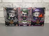 Hot Toys Cosbaby Batman The Joker Bubdle X3, New In Box, Free UK Post