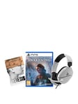 Playstation 5 Unknown 9: Awakening, Unknown 9: Genesis (Book) &Amp; Recon 70 Mp Headphones - White