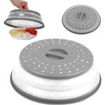 Micro Onde - Cloche Micro Onde sans bpa, Anti Vapeur et Fonction Passoire - Gris - Lablanc