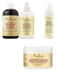 Shea Moisture Jamaican Black Castor Oil Shampoo,Conditioner, Leave In Con, Foam