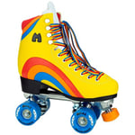 Rainbow Rider Quad Roller Skates - Sunset Yellow