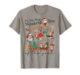 It’s The Most Wonderful Time Retro Christmas Holiday Vibes T-Shirt