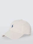 Polo Ralph Lauren Logo Chino Baseball Cap, Herbal Milk