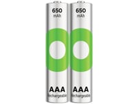 Gp-Batterier Recyko Uppladdningsbart Aaa-Batteri Nimh 650 Mah 1,2 V 2 St