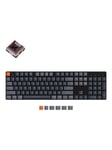 Keychron K5 SE Low Profile Hot Swap Optical Brown - Tastatur - Nordisk - Svart