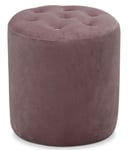 Pisa Sittpuff Rosa Sammet