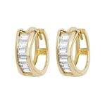 James Moore TH ER1148 9k Yellow Gold Hoop Earrings Jewellery