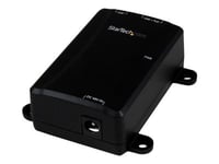 Startech.Com 1 Port Gigabit Midspan - Poe+ Injector - 802.3At And 802.3Af - Wall-Mountable Power Over Ethernet Injector Adapter (Poeinj1gw) - Strömtillförsel - 30 Watt