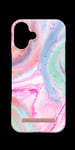 Ideal of Sweden iPhone 16 Plus Fashion Cover - Pastel Marble