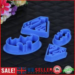 4 pcs Super Hero Batman Superman Cookie Cutters Sugarcraft Cake Decoration GB