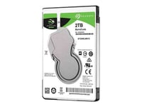 Seagate Guardian BarraCuda ST2000LM015 - Disque dur - 2 To - interne - 2.5" - SATA 6Gb/s - 5400 tours/min - mémoire tampon : 128 Mo