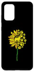 Coque pour Galaxy S20+ Mignon chien miniature berger américain maman tournesol drôle