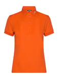 J. Lindeberg Tour Tech Polo Orange