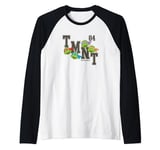 Teenage Mutant Ninja Turtles Slanted TMNT Group Manche Raglan