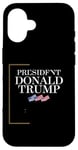 Coque pour iPhone 16 « 20 janvier 2025 : Donald Trump inauguré »