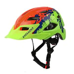 Exclusky Casques Velo Enfants Casque Velo Visiere Casque Velo Pat Patrouille Protecteur de Sécurité Cyclisme Planches à roulettes Sport pour Enfants 50-57CM (Âge 5-13 Ans)