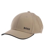 Hugo Boss Mens Accessories Bold Adjustable Baseball Cap in Beige material_cotton - One Size