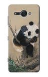 Panda Fluffy Art Painting Case Cover For Sony Xperia XZ2 Compact