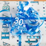 Personalised Engraved 30th Birthday Bottle Tag, Clear Acrylic Gift Ideas For Him