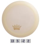 Frisbeegolfkiekko Discmania Distance Driver Glow Premium Majesty, beige