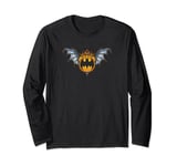 Batman Bat Wings Logo Manche Longue