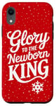 iPhone XR Glory To The Newborn King Nativity Scene Jesus Christian Case