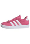 adidas VL Court 3.0 Shoes Kids Chaussures, Pink Fusion/Cloud White/Grey Four, 28.5 EU