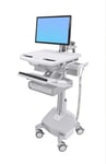 Ergotron StyleView Cart with LCD Arm  LiFe Powered  2 Drawers vogn - åpen arkitektur - for LCD-skjerm / tastatur / mus / CPU / bærbar /