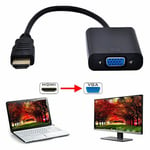 HDMI Male To VGA Female Converter Adapter Cable Audio for 1080P Monitor Output