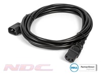 NEW Dell 4m Server Rack Power Cord/Kettle Extension Cable/Lead (C13 - C14) 250V