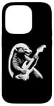 Coque pour iPhone 14 Pro Honey Badger Jouant Guitare Électrique Rock Star Guitariste