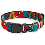 Collier en Plastique pour Chien Spider Man Bande de Bande dessinée 45,7 cm à 81,3 cm de Large