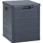 Boîte de rangement de jardin - COFFRE DE JARDIN Malle de Rangement Coffre D'extérieur 90 L Anthracite - Gris