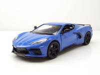 Chevrolet Corvette Stingray C8 2020 Bleu Maquette de Voiture 1:24 MotorMax