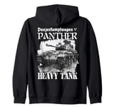 German Panther Tank 1942 Tank Driver German Soldier Zip Hoodie